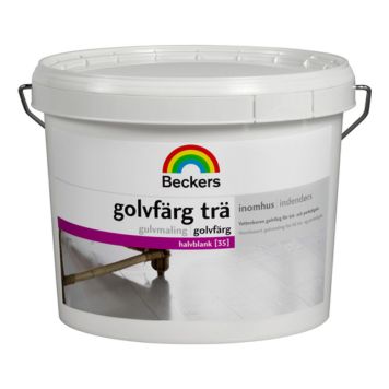 GOLVFÄRG TRÄ BECKERS VIT 10L