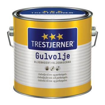 TRESTJÄRNE GOLVOLJA VIT 2,7L