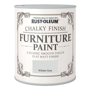 KALKFÄRG RUST-OLEUM FURNITURE PAINT WINTER GREY 750ML