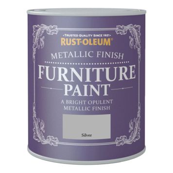 METALLICFÄRG FURNITURE PAINT 750 ML SILV