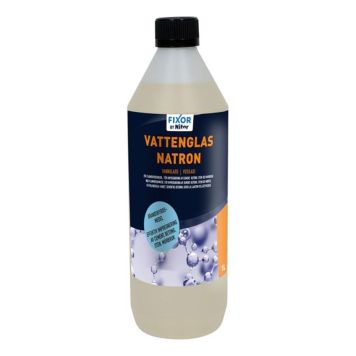 FLAMSKYDDSMEDEL NITOR VATTENGLAS NATRON 1L