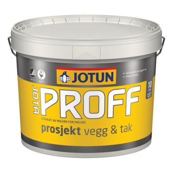 VÄGG & TAKFÄRG JOTAPROFF JOTUN PROJEKT VIT 10L