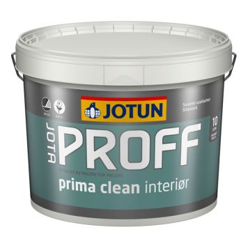 VÄGGFÄRG JOTUN JOTAPROFF PRIMA CLEAN VIT 9L