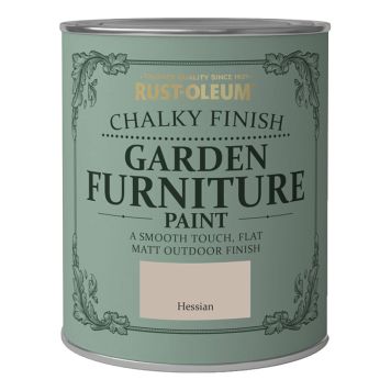 KALKFÄRG RUST-OLEUM MÖBELFÄRG TRÄDGÅRD HESSIAN 750ML
