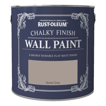 KALKFÄRG RUST-OLEUM VÄGGFÄRG STONE GREY 2,5L