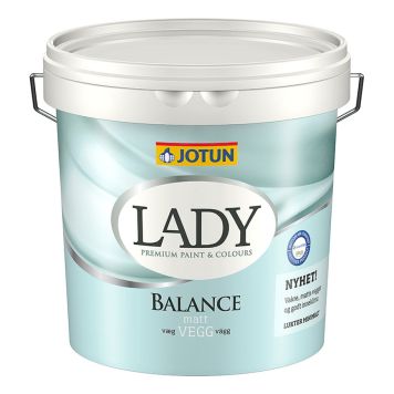 VÄGGFÄRG JOTUN LADY BALANCE MATT VIT 2,7 L