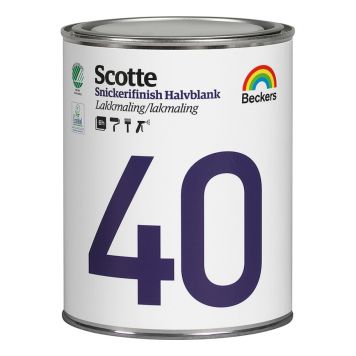LACKFÄRG BECKERS SCOTTE 40 SNICKERIFINISH 519 1L