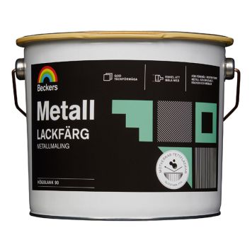 METALLACKFÄRG V BECKERS METALL LACKFÄRG VIT 3L