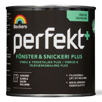 SNICKERIFÄRG BECKERS FÖNSTER & SNICKERI PLUS 0.675L VIT