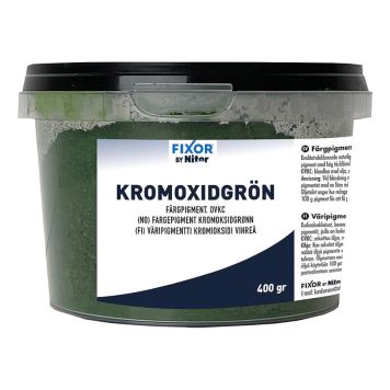 FÄRGPIGMENT NITOR KROMOXIDGRÖN 400G