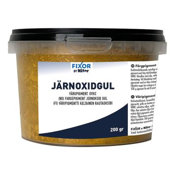 FÄRGPIGMENT NITOR JÄRNOXIDGULT 200G