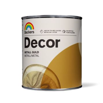 METALLFÄRG BECKERS DECOR GULD 0,75L