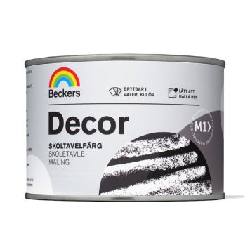 SKOLTAVELFÄRG BECKERS DECOR SVART 0,5 L 