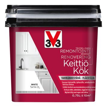 SKÅPSFÄRG V33 WHITE SATIN 750ML