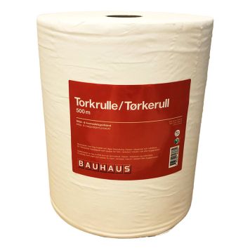 TORKRULLE BAUHAUS NYFIBER VIT 500M/RULLE
