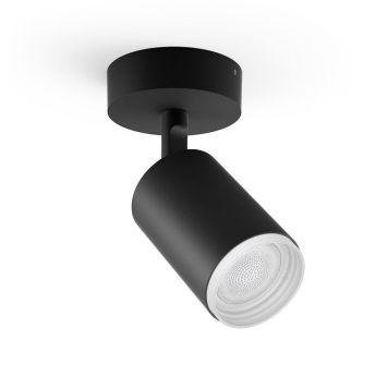 SPOTRONDELL PHILIPS HUE FUGATO 1L SVART