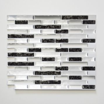 MOSAIK SJÄLVHÄFTANDE VINYL MIDNIGHT MARBLE 0,24M²/KRT