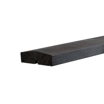 TOPPAVSLUT PLUS KLINK/PLANK 2000X114X34MM SVART