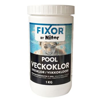 VECKOKLOR NITOR FÖR POOL KLORPUCK 1KG 