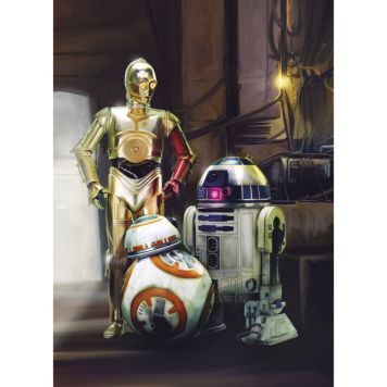 FOTOTAPET STAR WARS THREE DROIDS