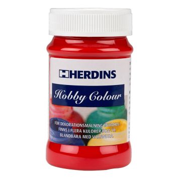 HOBBYFÄRG HERDINS 102 JULRÖD 100ML
