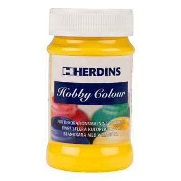 HOBBYFÄRG HERDINS 104 GUL 100ML