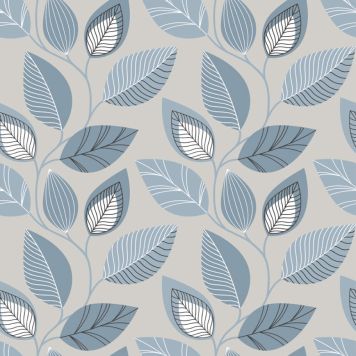 TAPET NYANS VÄXA BLÅ 342-03