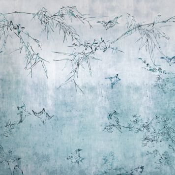 FOTOTAPET ART FOR THE HOME JAPENESE BIRDS