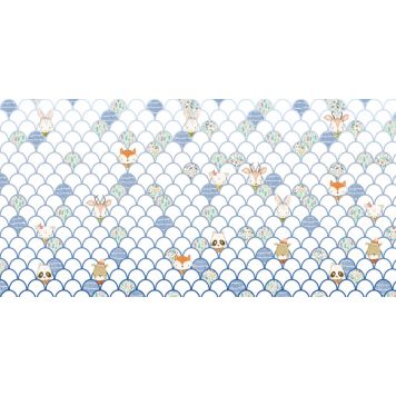 FOTOTAPET KOMAR TITTUT VIT 500X250 CM