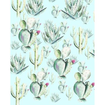 FOTOTAPET KOMAR KAKTUS BLÅ 200X250 CM