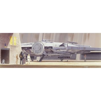 FOTOTAPET KOMAR STAR WARS RMQ MILLENIUM FALCON 368X127CM