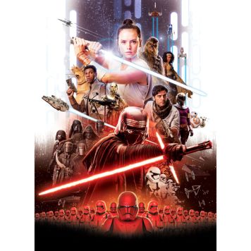 FOTOTAPET KOMAR STAR WARS EP9 REY 184X254CM