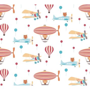 TAPET A.S. CREATION LITTLE LOVE ANIMALS ORANGE 38126-1