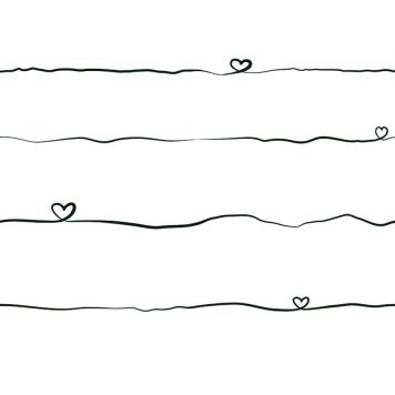 TAPET A.S. CREATION LITTLE LOVE NURSERY SVART/VIT 38140-3