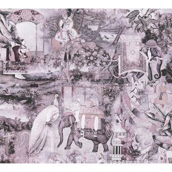 TAPET A.S. CREATION DREAM FLOWERY ORIENTAL ROSÉ 38173-1