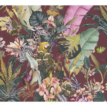 TAPET A.S. CREATION DREAM FLOWERY FLOWERS RÖD 38176-5