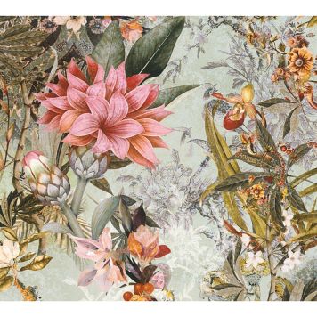 TAPET A.S. CREATION DREAM FLOWERY FLOWERS GRÖN 38177-1