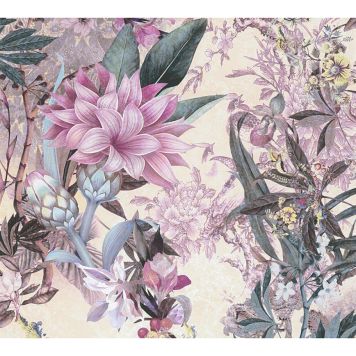 TAPET A.S. CREATION DREAM FLOWERY FLOWERS BLÅ 38177-4