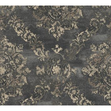 TAPET A.S CREATION MY HOME MY SPA ORNAMENT BLACK 38707-4