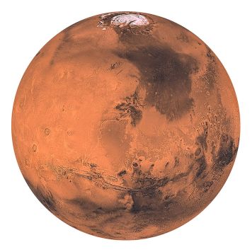 VÄGGDEKAL KOMAR DOT MARS 125CM