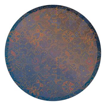 VÄGGDEKAL KOMAR DOT ORNAMENT 125CM