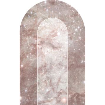 VÄGGDEKAL KOMAR DOT MAUVE DIAMOND 127X200CM