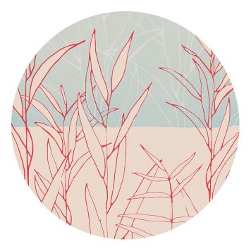 VÄGGDEKAL KOMAR DOT GRASSLAND 125CM