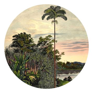 VÄGGDEKAL KOMAR DOT VINTAGE LANDSCAPE 25CM 