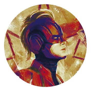 VÄGGDEKAL KOMAR DOT AVENGER CAPTAIN MARVEL 125CM