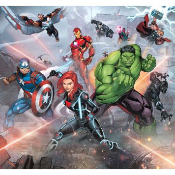 FOTOTAPET KOMAR AVENGERS STREET REVENGE 300X280CM