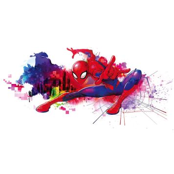 FOTOTAPET KOMAR SPIDER-MAN GRAFFITI ART 300X150CM