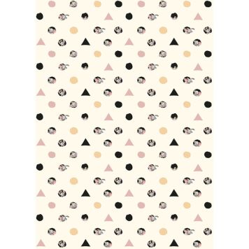 FOTOTAPET KOMAR DUMBO ANGLES & DOTS 200X280CM
