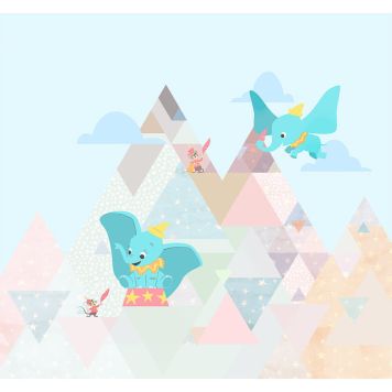 FOTOTAPET KOMAR DUMBO FLYING ELEPHANT 300X280CM