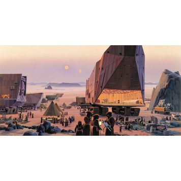 FOTOTAPET KOMAR STAR WARS RMQ JAVA MARKET 500X250CM